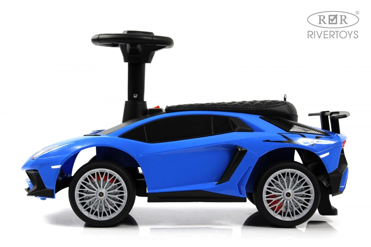 Детский толокар RiverToys M555MM-D синий qm3v60ql2de5jhvcxzd3et0cje1ie1s6