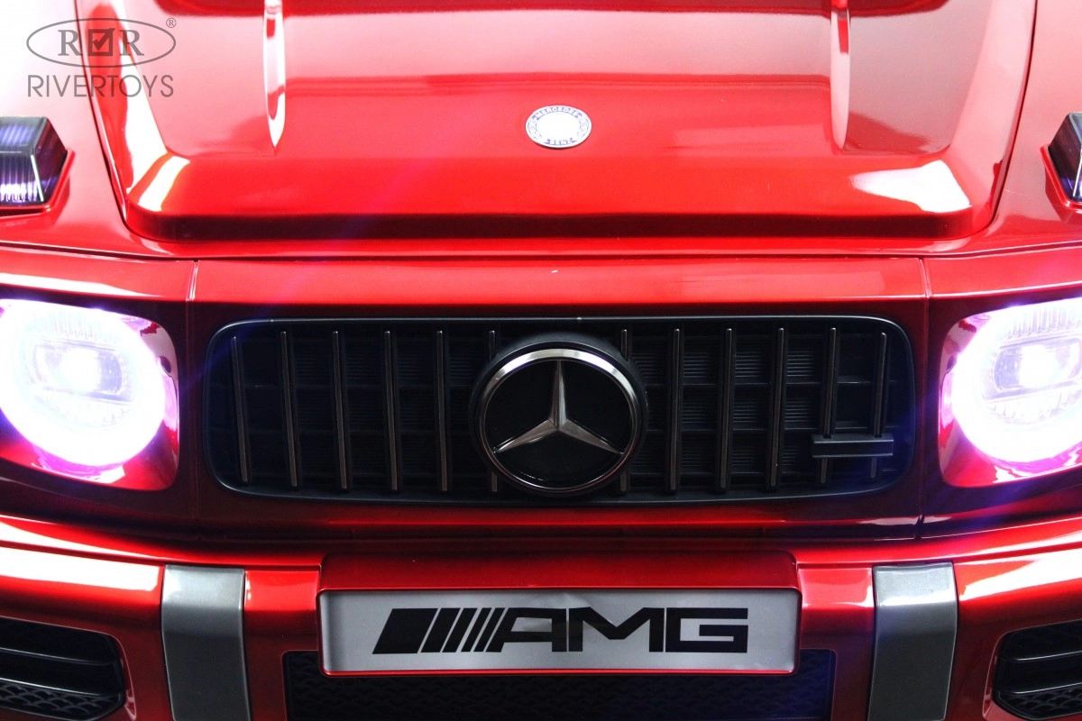 Детский электромобиль RiverToys Mercedes-AMG G63 G111GG красный глянец lvmwv9ur2dphzlwt7rya0dvm7fi9cja7