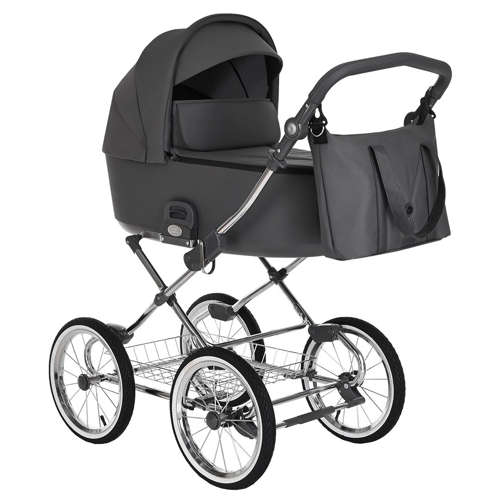 Коляска 2 в 1 Roan Bass Next Classic, d14 Steel Grey/Chrome//руч.Серый xgohsyzajb2ll2bmurp3g2oxq9ln2ykk