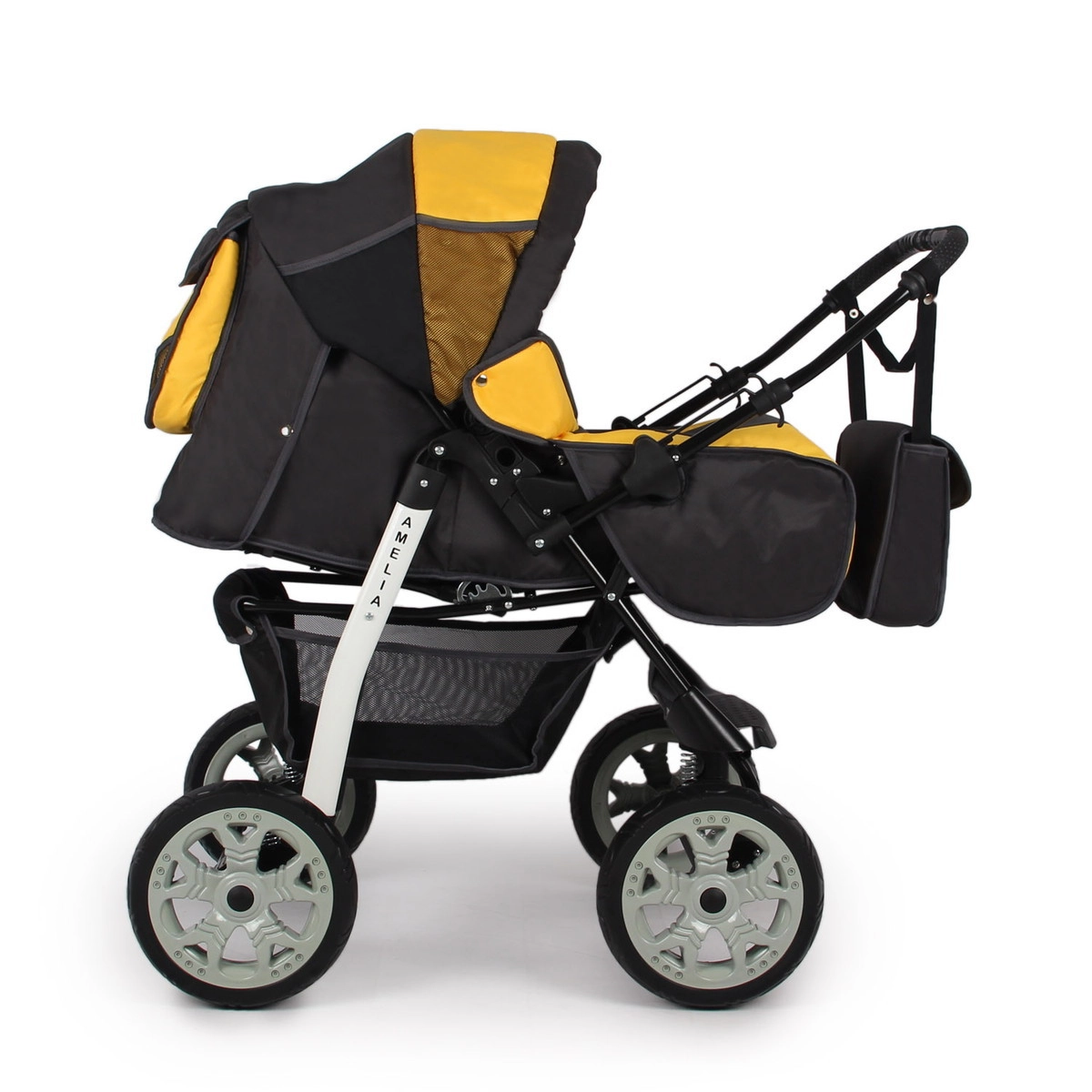 Прогулочная коляска Alis AMELIA I  серый+желтый nlxxtyev5b85vry84rm0mv168aji1ekz