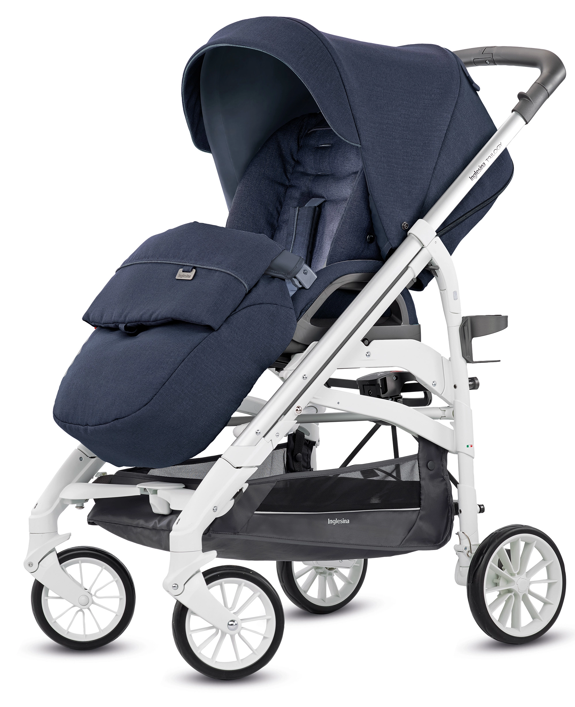 Коляска-трость Inglesina Trilogy Imperial Blue (белое шасси) 1861dbbe475b8a9b6388e1580c9a7706