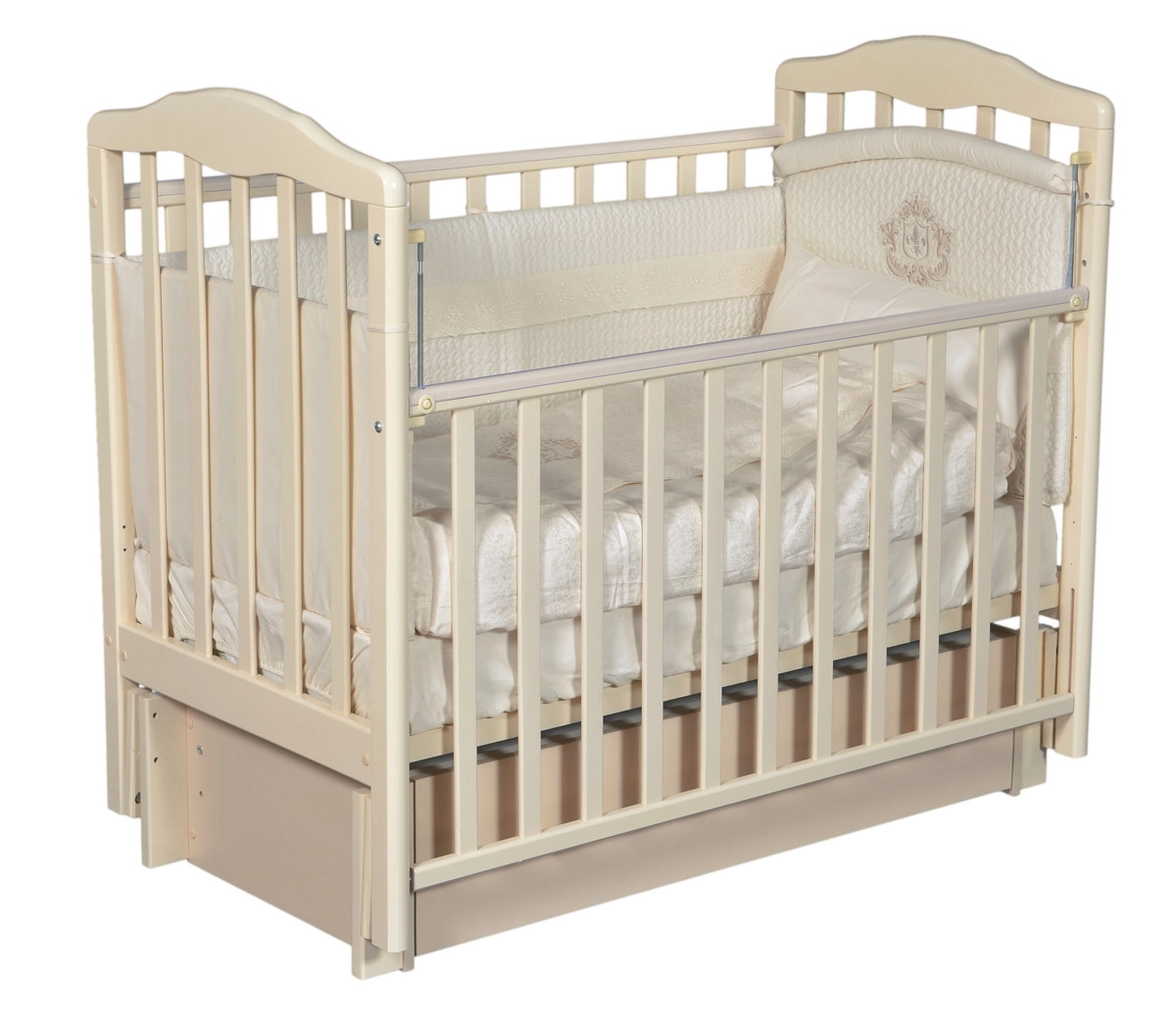Детская кроватка Антел Алита-6 (маятник продольный с ящиком) 120x60 см слоновая кость vo3kmd4u3veeyk9y4pliv178vfdmeh3j