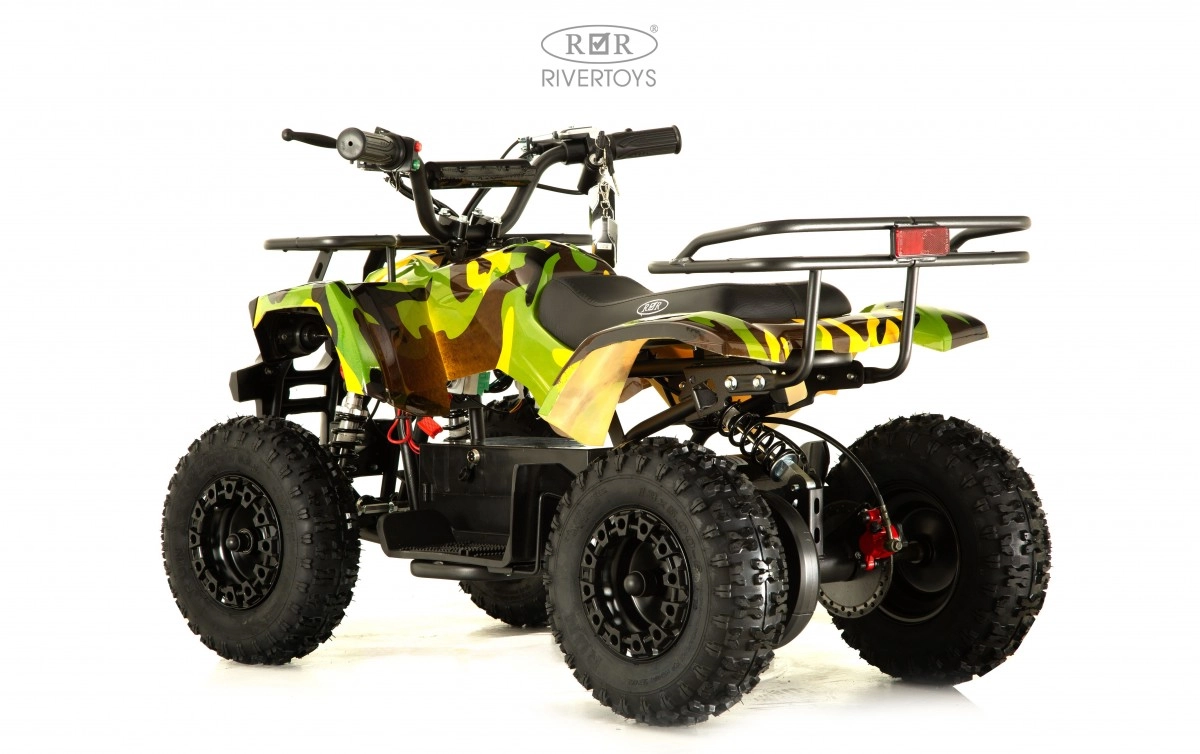 Детский электроквадроцикл RiverToys TIKI желтый камуфляж klmj0rg46yenqghvjdd3v3sisxrg88km