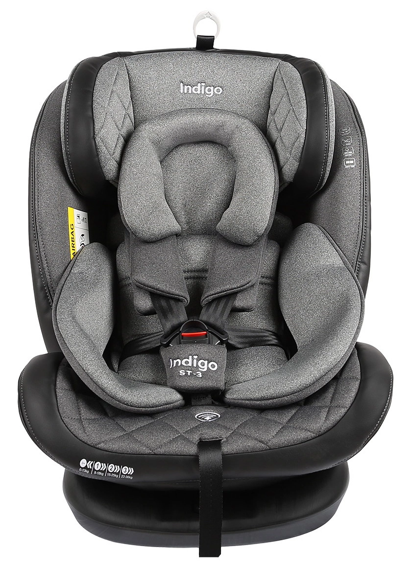 Автокресло Indigo AERO ISOFIX, ST-3, группа 0+1+2+3 серый 7j4nwz0xc1hvx5jb48u3g5joffh8rgm3