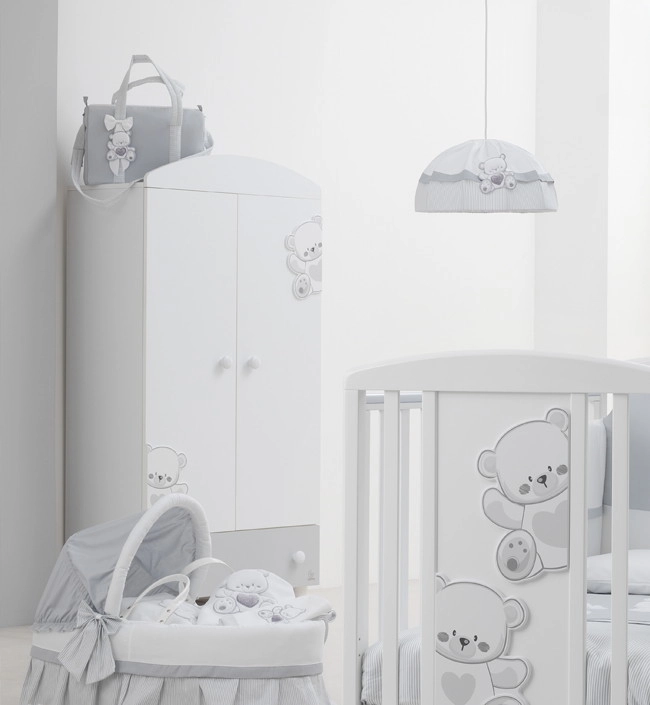 Шкаф Italbaby Jolie Белый/Серый 94eym2lrlrwjlzlplzcwi2y6n6jdbr63