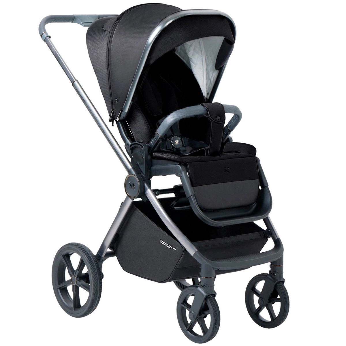 Коляска 2 в 1 Sweet Baby Elegante BRD Black 82dzj383ricp86108aem81umazb621gi