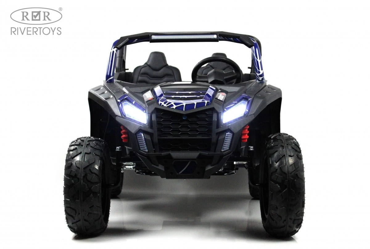 Детский электромобиль RiverToys M222MM синий 64ae50lny90x3qx196uth8adqj2oq41m