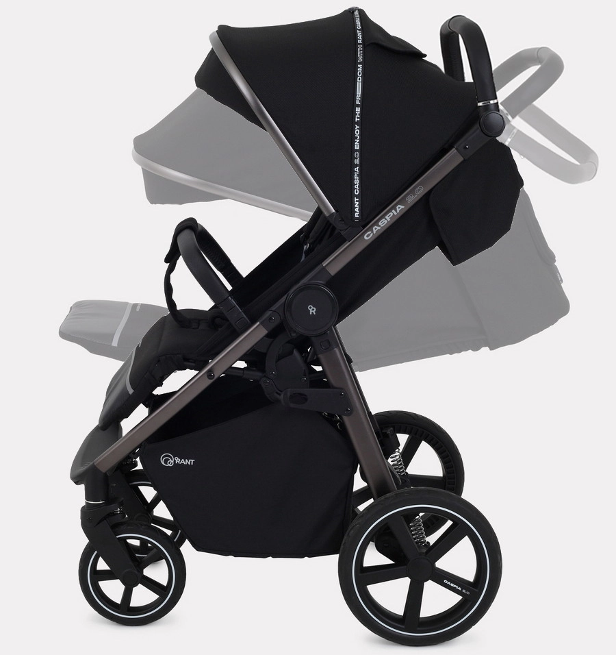 Прогулочная коляска RANT CASPIA 2.0 Black 2zta302d74i8artpj1ypx003syy9u266