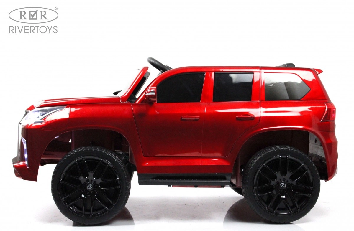 Детский электромобиль RiverToys Lexus 570 E555EE красный глянец hzywiecjdtl93n6t7eg4me7t403u1vc4