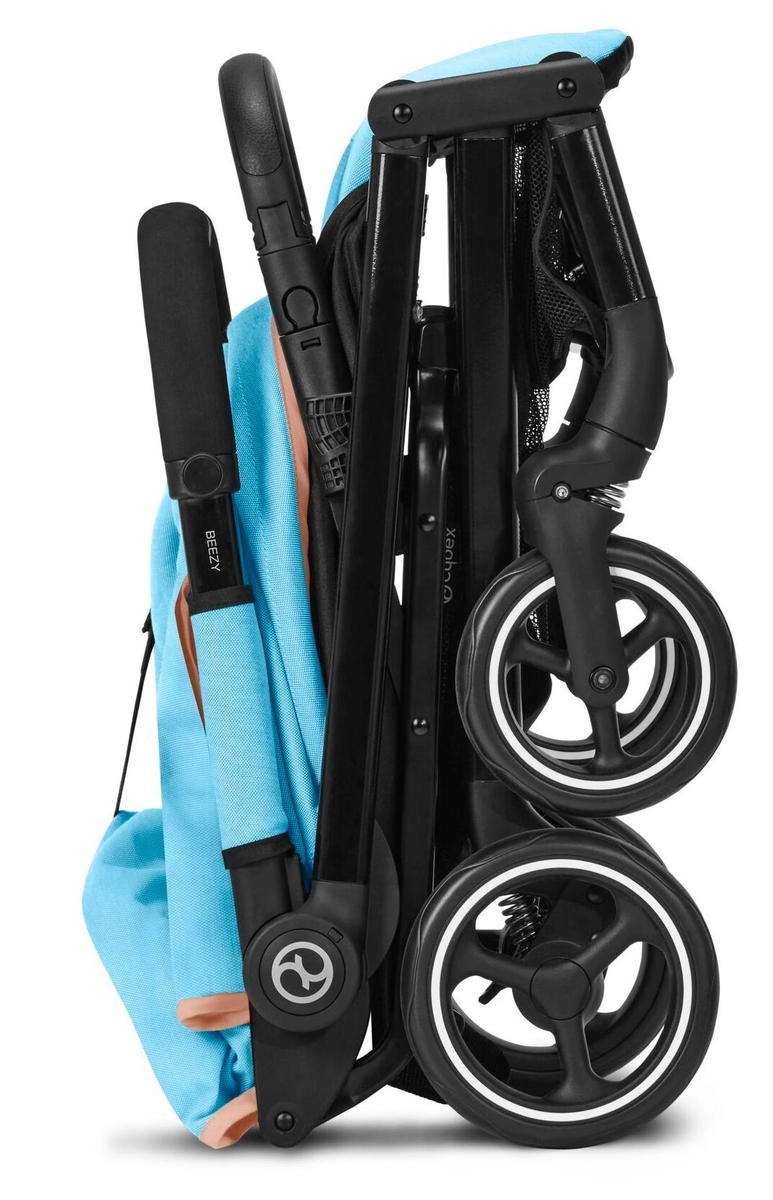 Прогулочная коляска Cybex Beezy Beach Blue с дождевиком и бампером spn26jqey7gswkbubliawoac420gesdk