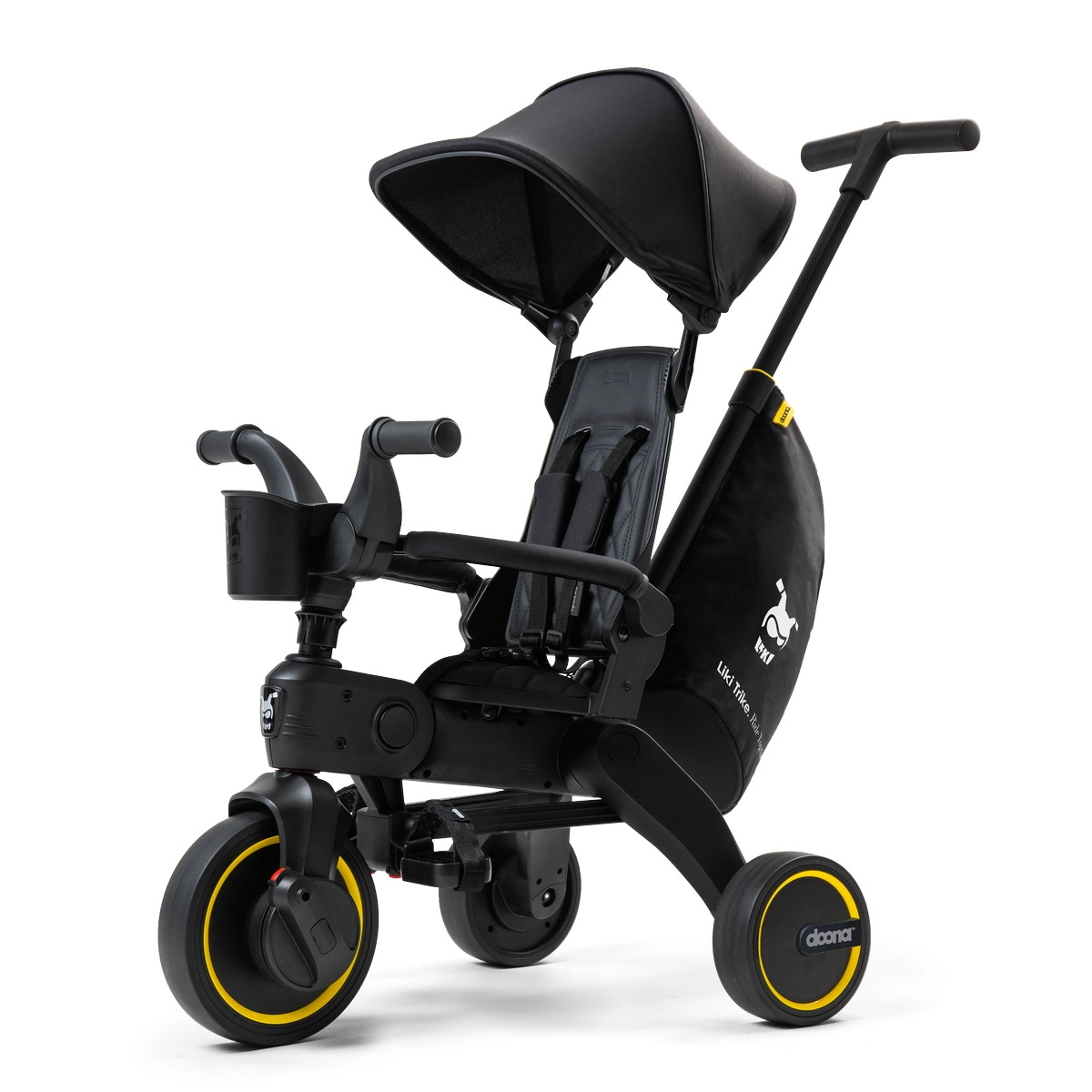 Детский складной трехколесный велосипед Doona Liki Trike (Limited Edition Midnight)