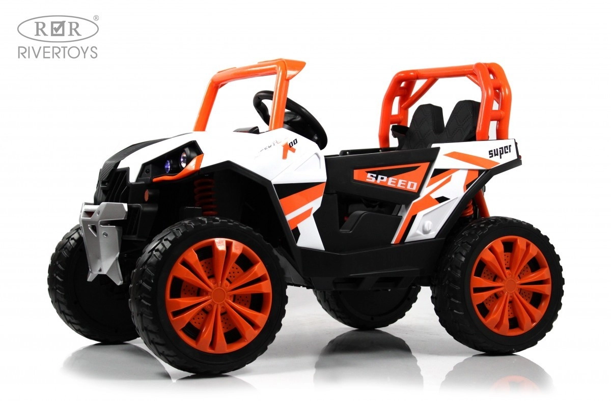 Детский электромобиль RiverToys F888FF 4WD оранжевый 52b1bno6jsmnr3kz0xq60dzw35113cu1