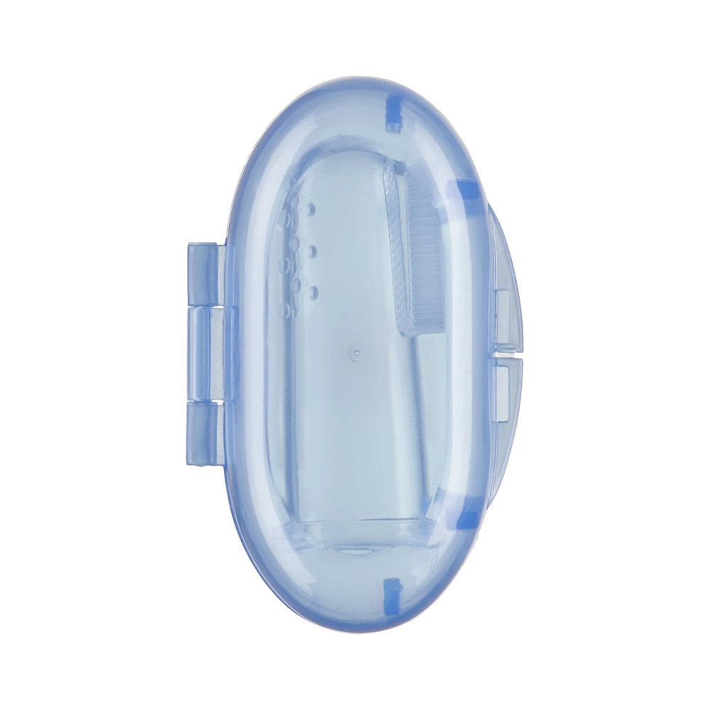 Щетка зубная на палец с футляром Happy Baby Lilac 2914547ae2a697d4ba17cb5a076bd693