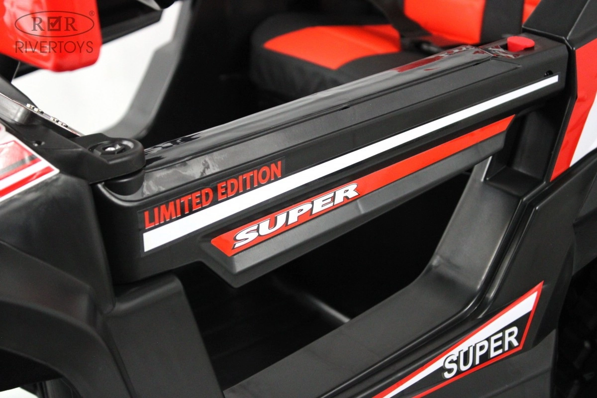 Детский электромобиль RiverToys L888LL красный 57ujvotsujng9yw5d89ang6siv9ngpcr