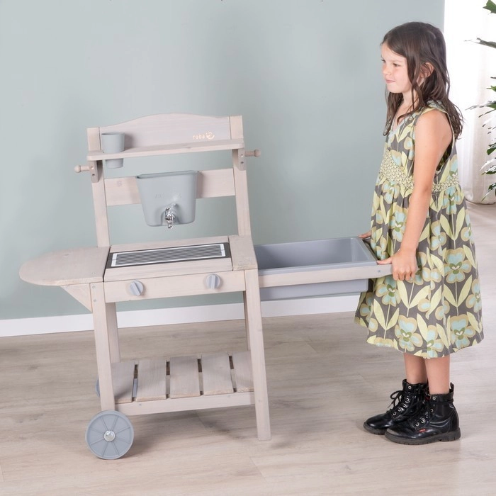 Детская игровая кухня для улицы на колесах Roba BBQ серый 223nlqyozfdpzzgr1d0d5i4e2i4sd4mp