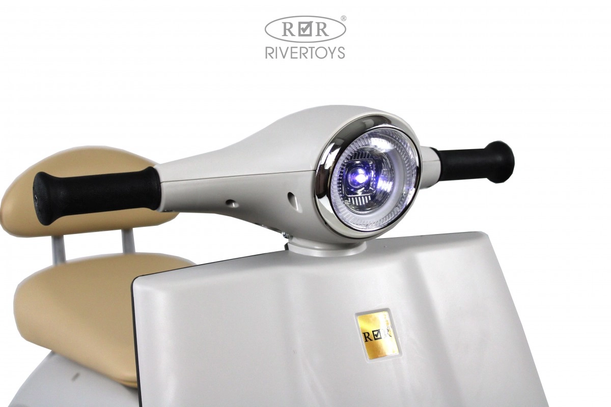 Детский электроскутер RiverToys K777PX-A серый r55pun68ijzv12xaxp2apuqt7d4xys8e