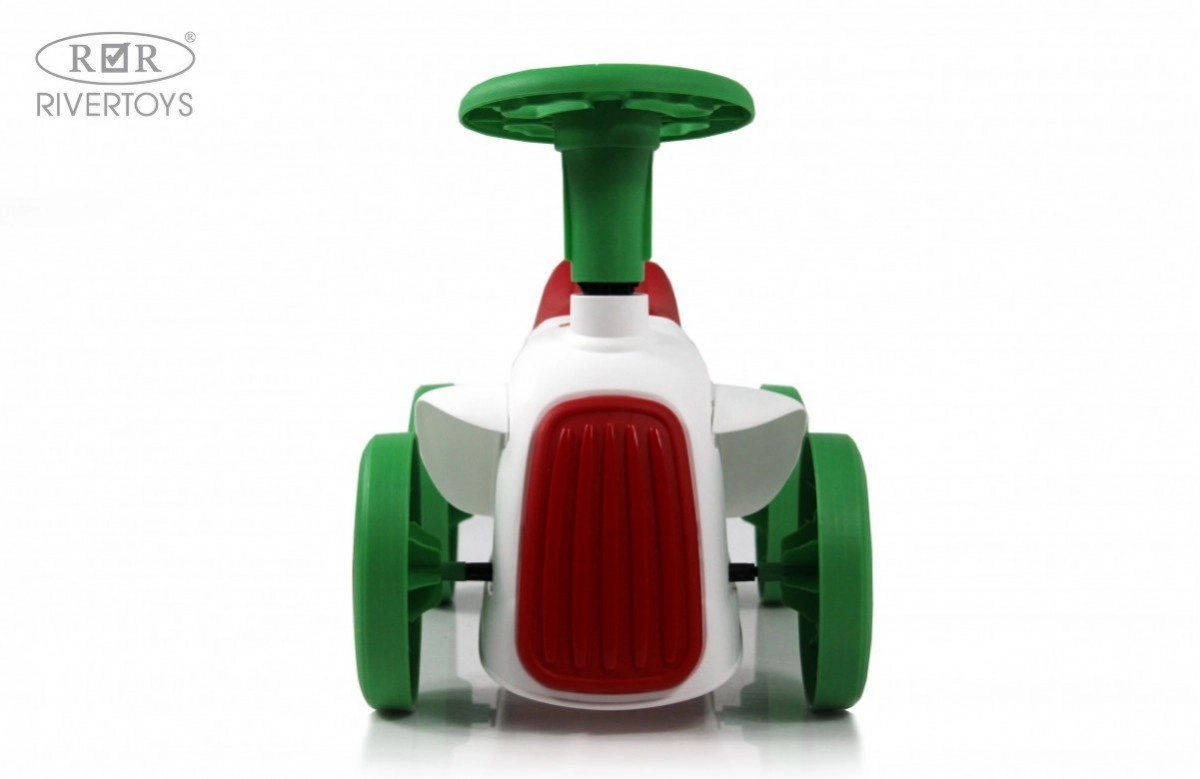 Детский толокар RiverToys G100GG белый ymdagp870o25gpdj9hf5nux7tpjcqk90