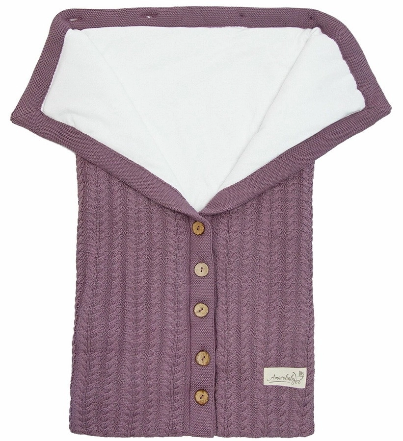 Конверт на выписку AmaroBaby Pure Love Snap вязаный утепленный 75 см розовый vpmm03svfghczfi68xhkzamlx9skdb08