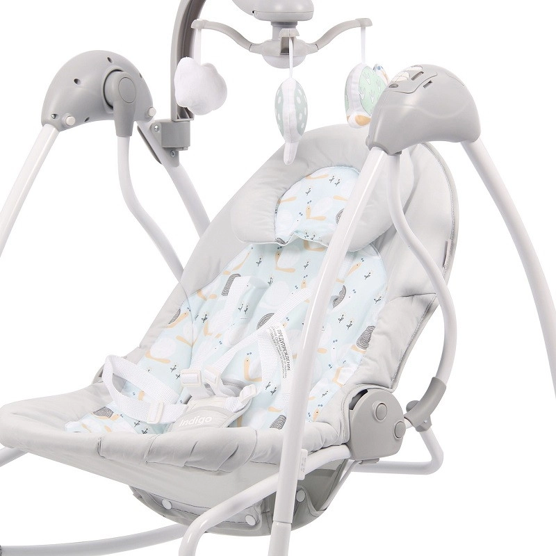 Электрокачели Indigo FRESH (0-15 кг), с адаптером, п/у, 12 мел., 5 скоростей Голубой euu8e8e8lh117932pr3qv3jjtrv5yxtk