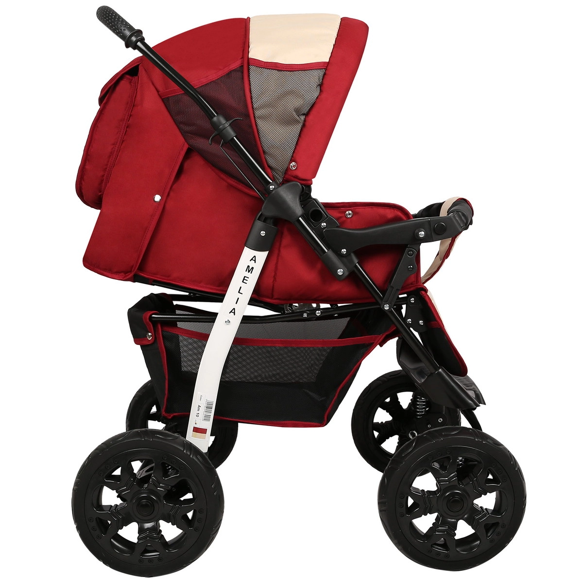 Прогулочная коляска Alis AMELIA I  красный+бежевый 2xduhp2oswtxndcait81fusifc8fq8r7