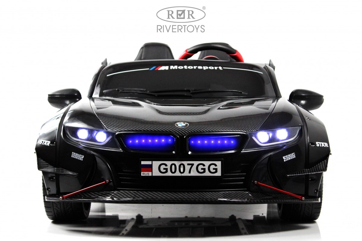 Детский электромобиль RiverToys G007GG черный 2jaubhsw8i2er12a8d18v967e57yc983
