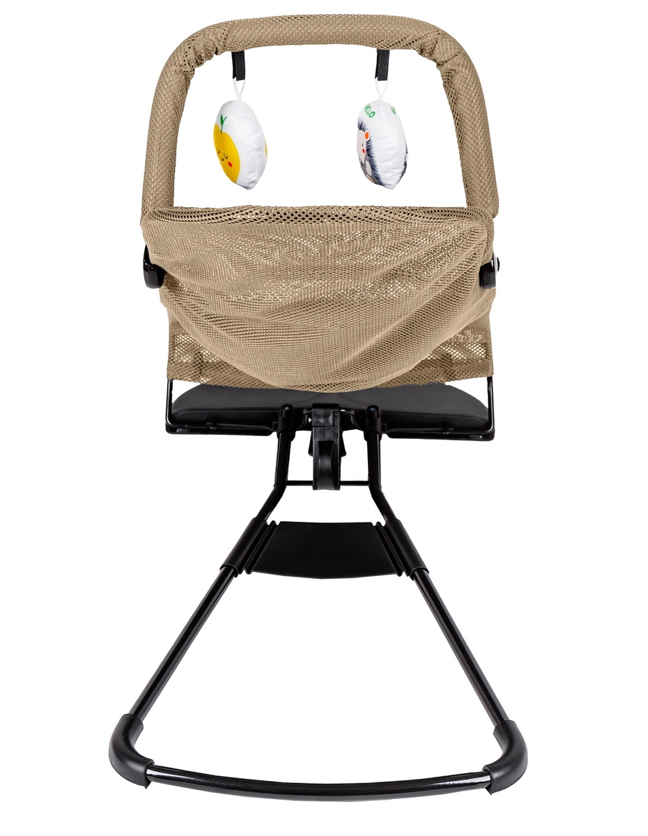 Шезлонг Amarobaby Baby time Бежевый ku9w28ugt4tju0bv3q0lvnzku1jorpec