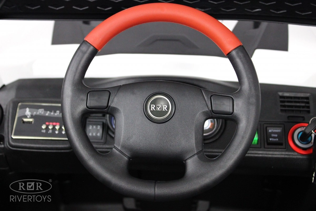 Детский электромобиль RiverToys C111CC белый w8t185ktx1wz25otd8o41qc1xhodivus