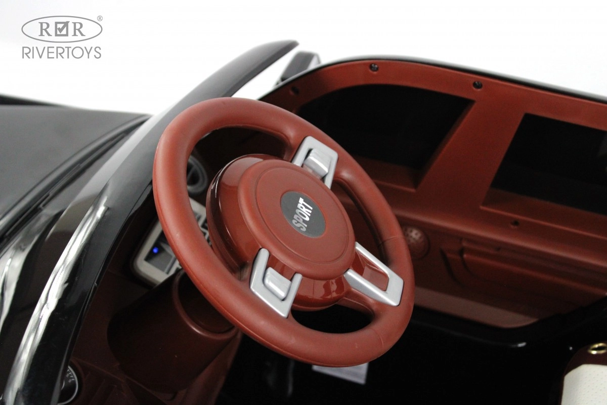 Детский электромобиль RiverToys K111PX черный глянец 1hfn8nglrvnonkjs2n2044irgkb1nw84