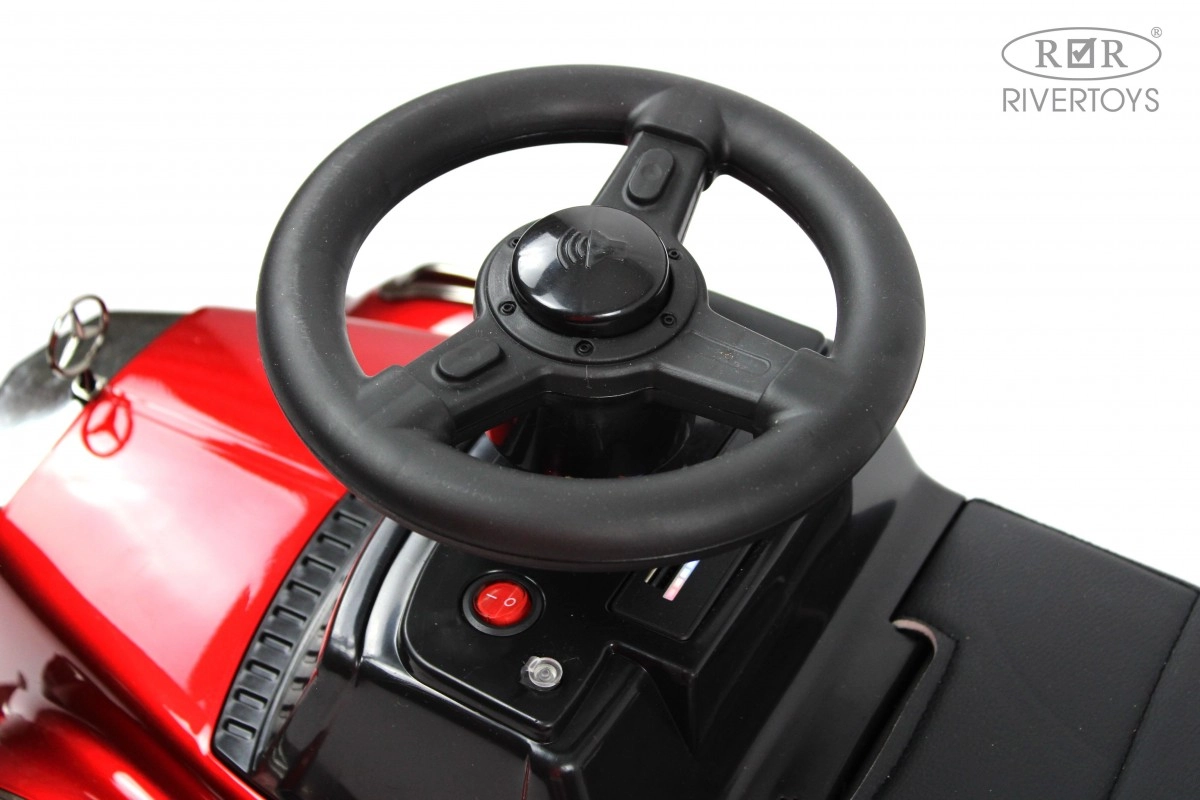 Детский толокар RiverToys Mercedes-AMG 300S G300GG-D с пультом управления красный глянец w02c1u2h55j96zuj3xxn858iue4aczs4