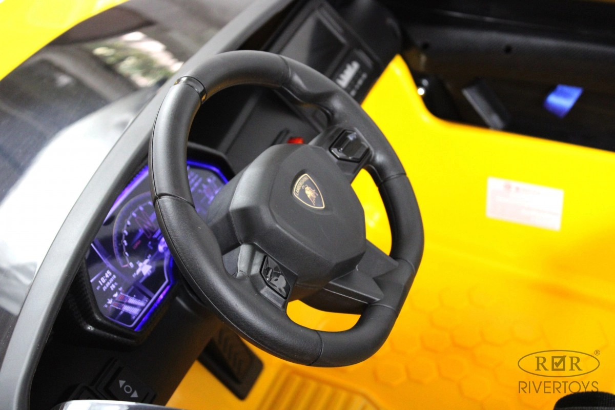 Детский электромобиль RiverToys K999PX желтый d3wad948zx3otmd67zlq9g57dj3rpo2d