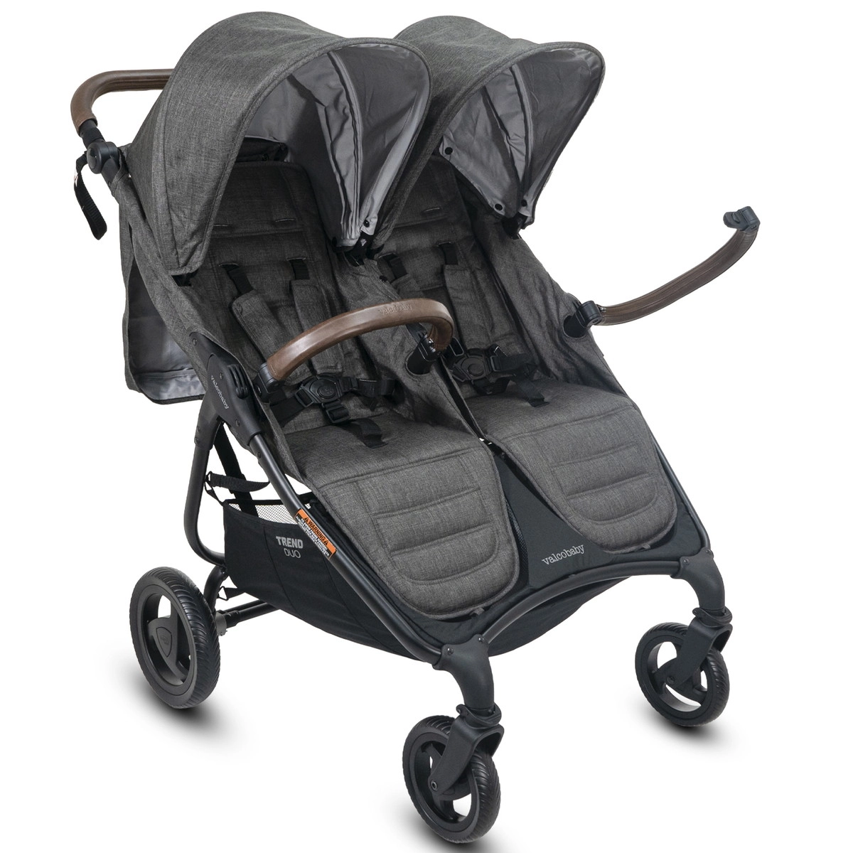 Детская прогулочная коляска для двойни Valco baby Snap Duo Trend Charcoal 3cxwtq4ewq5b9dbrv87phbytloqjiozl