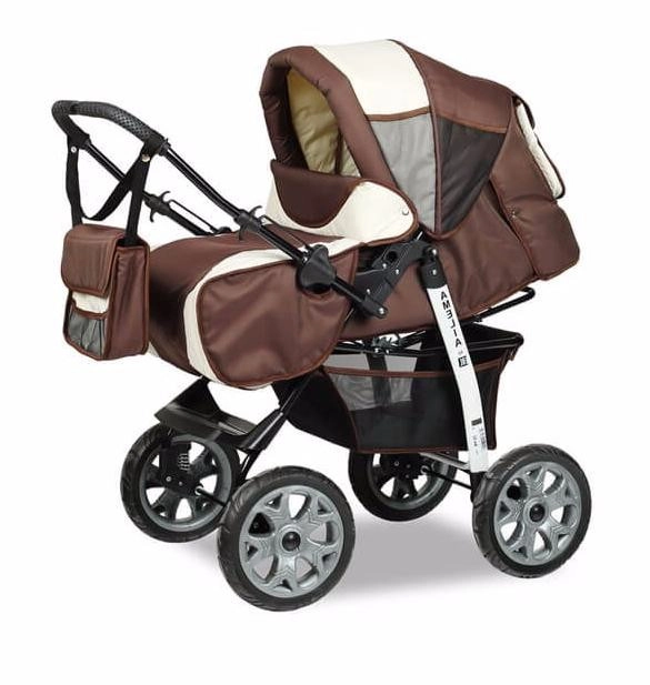 Прогулочная коляска Alis AMELIA I  коричневый+св.бежевый 2xb92gsnm2ll95souqwm0p2smsj1yyc3