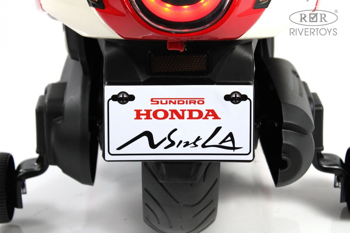Детский электромотоцикл RiverToys Z555ZZ бежево-красный u91ffmq172py2qjwutp0pyjyztlqt2i1