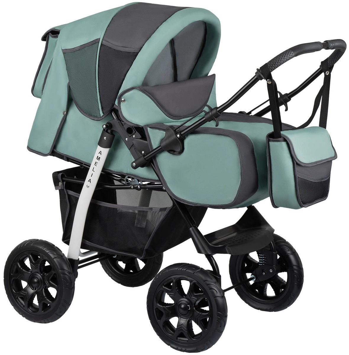 Прогулочная коляска Alis AMELIA I  серый+розовый vgh7vx2vih8bb3c2rg2f5sua35ra289d