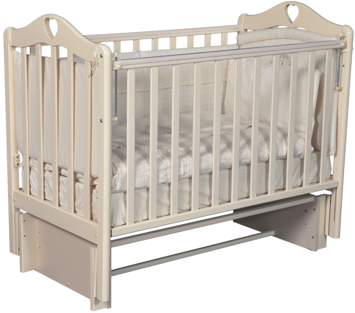 Детская кроватка ByTwinz Estelle 5 универсальный маятник слоновая кость 8me6533p35oqe504rxo9r59ogpzmmfme