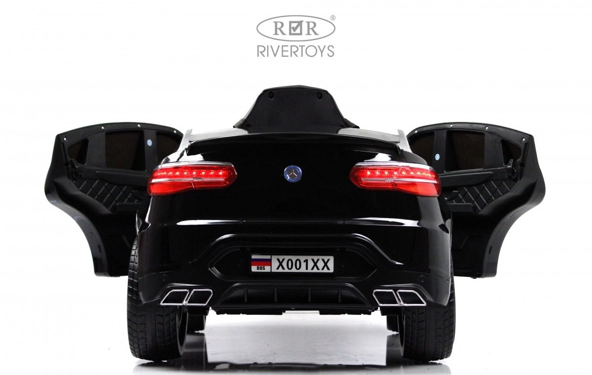 Детский электромобиль RiverToys X001XX черный глянец qludfskrsnw7feqamaxm2bf2jm7mi7x7