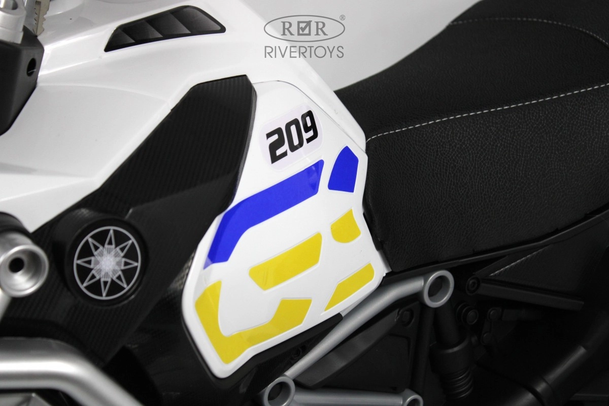 Детский электромотоцикл RiverToys М111БХ белый kasn2x9lb9khssj2i20s10g0sj084k64