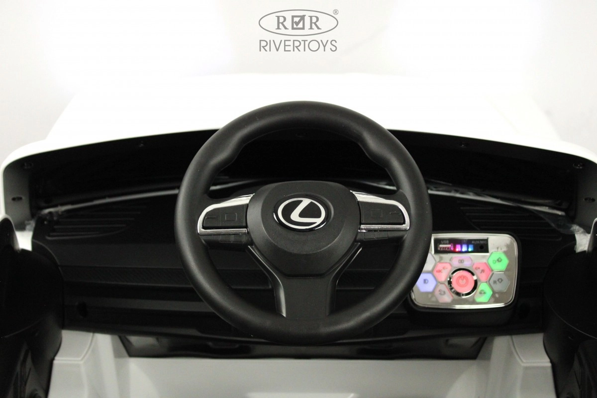 Детский электромобиль RiverToys Lexus 570 E555EE белый a6yx2bp0j5516xyza1dx83ueclqpkrkr