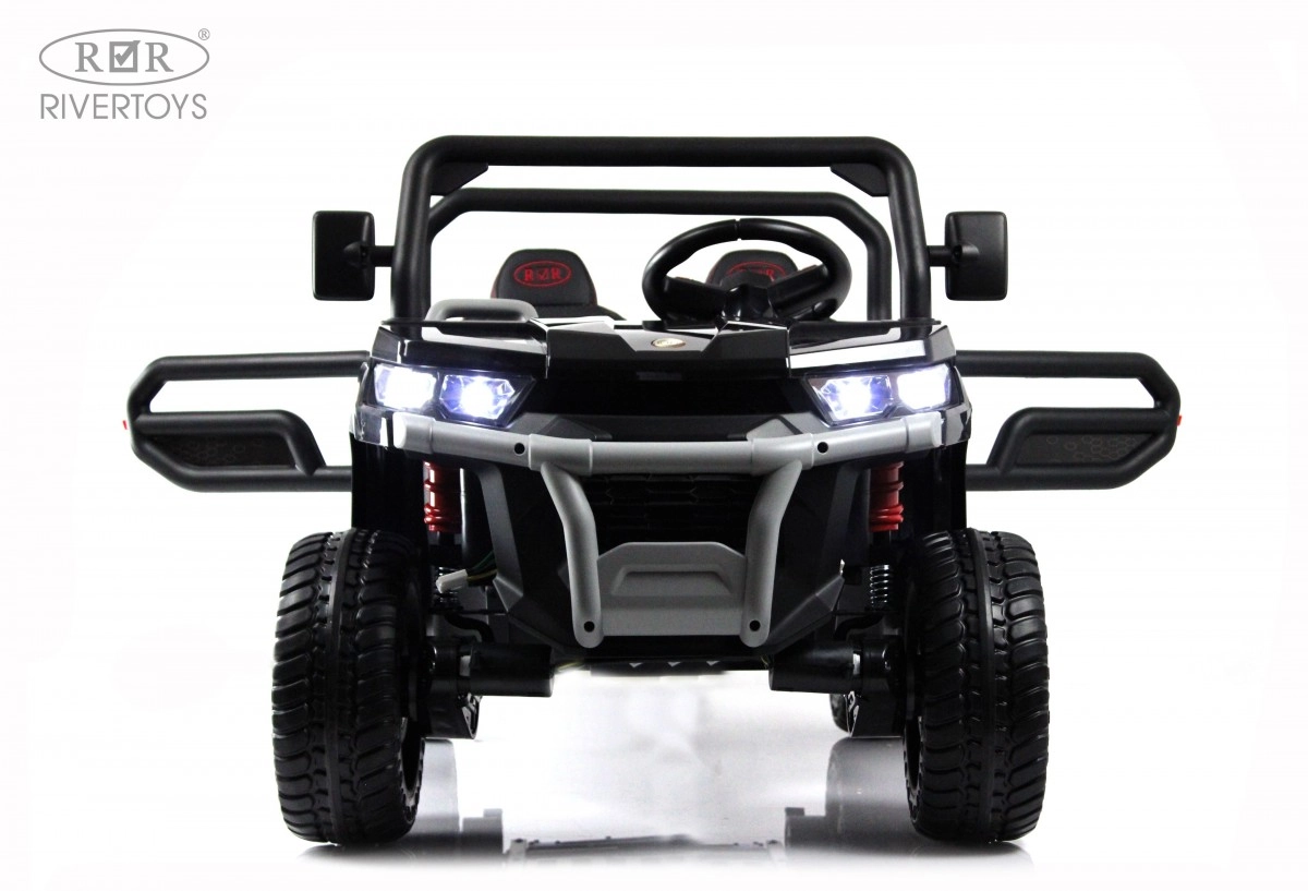 Детский электромобиль RiverToys H005HH черный umqwuzsfualsanyjhrcgzta2y6c21f5o