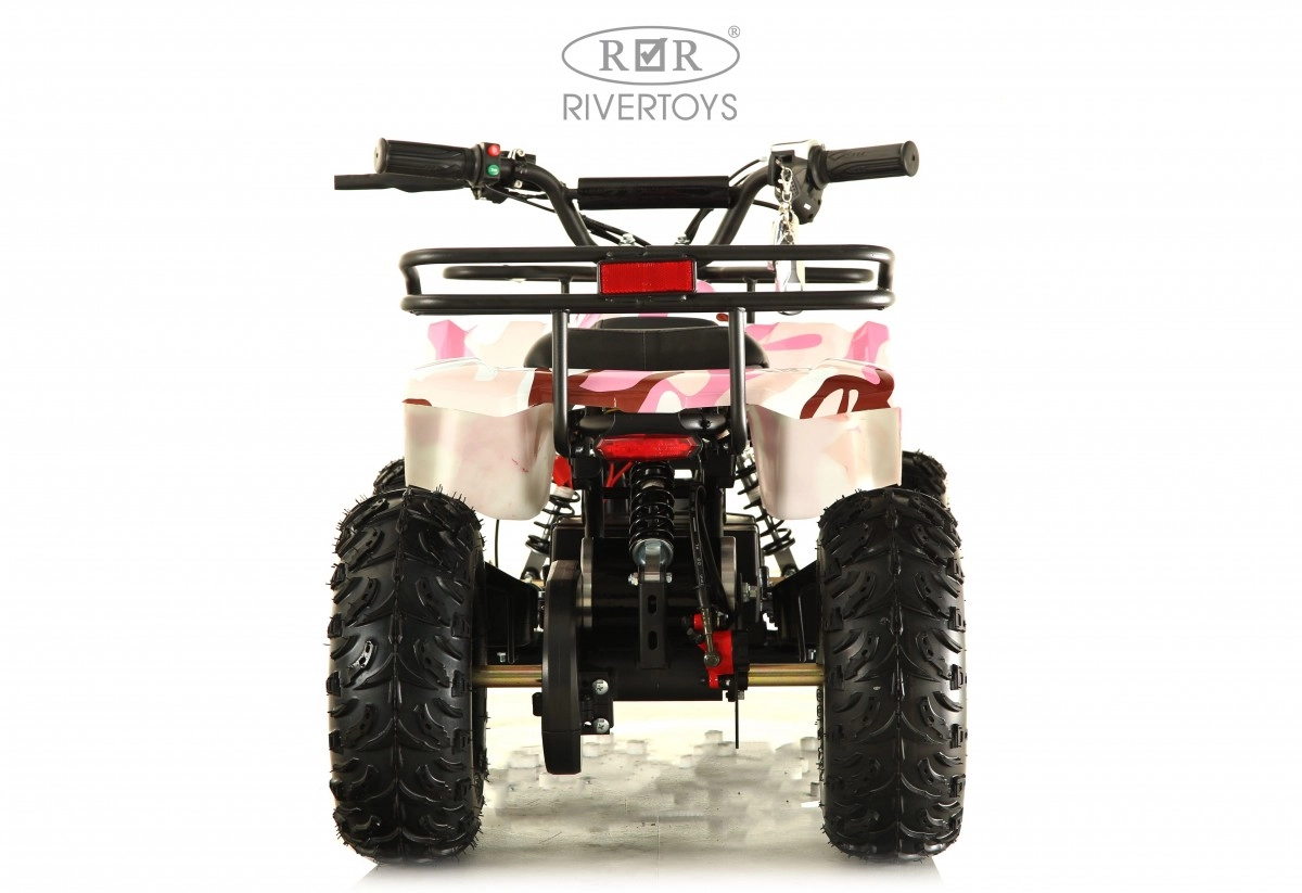 Детский электроквадроцикл RiverToys TIKI LUX розовый камуфляж 433pci562ay40sanpwi2nive1w2t0f9x