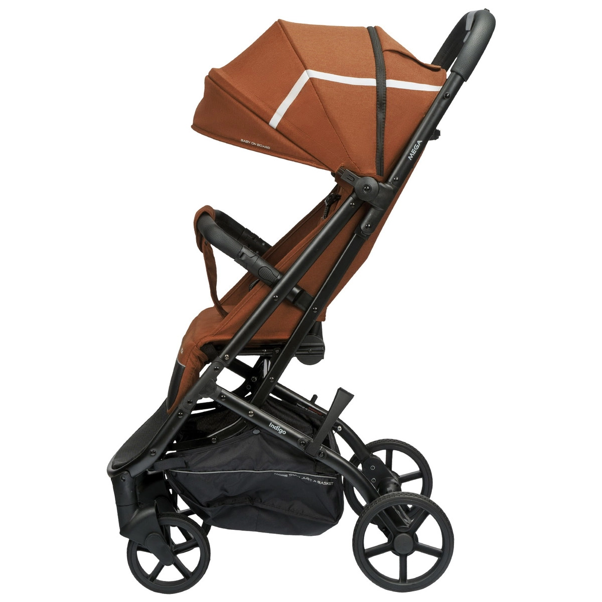 Прогулочная коляска INDIGO MEGA терракот r6f6gjh1xihngu1mzmalzbdoyk39xhro