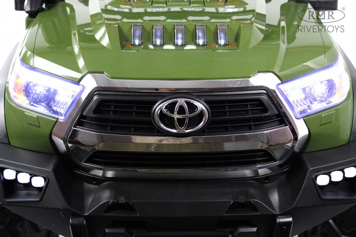 Детский электромобиль RiverToys М888БХ зеленый 02kn21i8fu35fkzwdmeans5tbmj6j3zv