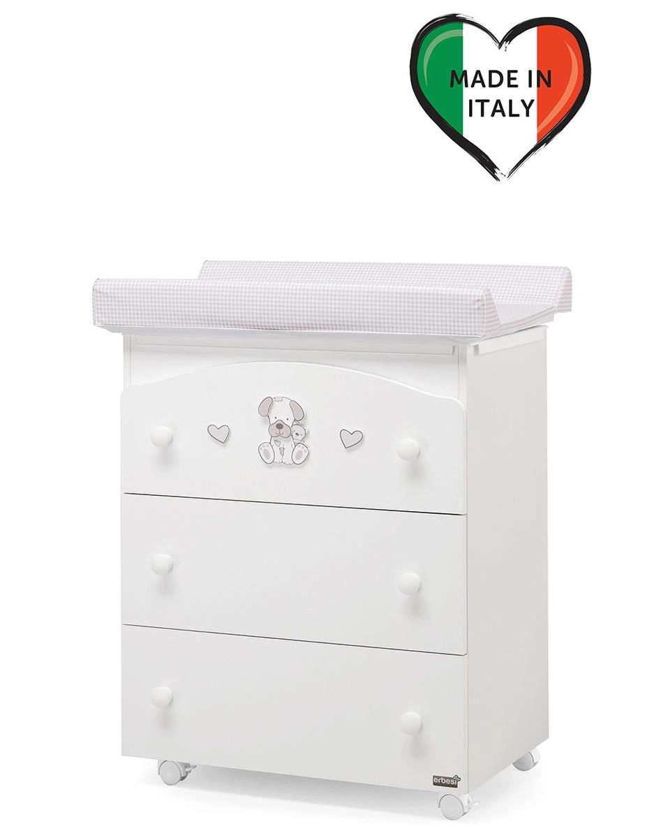 Пеленальный комод Erbesi Lucky Белый/Песочный g7xl4jjd3wwsaigf1f6bu5c96mjtvunp
