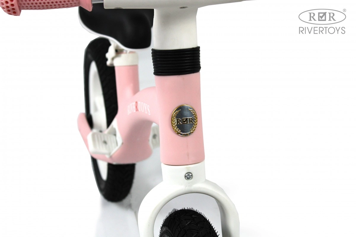 Детский беговел RiverToys HB-001 розовый dhels5q85birvjna2579xp09i3yoq6px