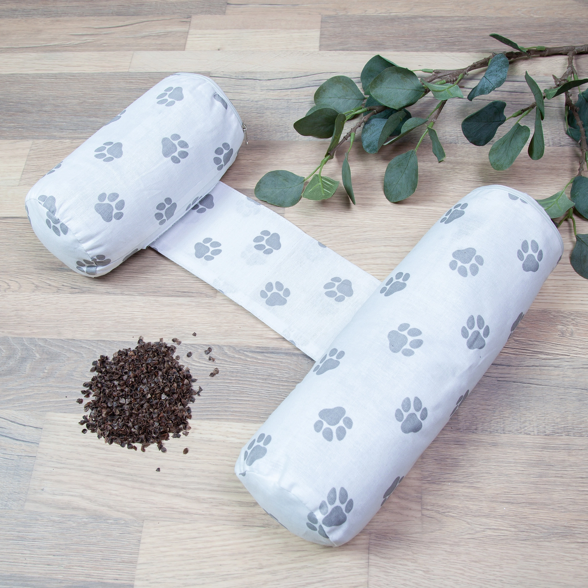 Подушка (валик-позиционер для боковой поддержки) Amarobaby с лузгой гречихи Nature Anatomy Лапки серые c7cc96c41a8bf9c9c56b6abef8de9b55