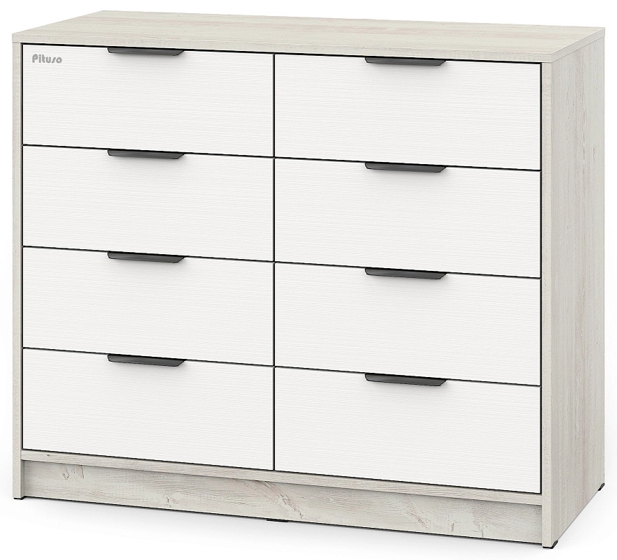 Комод Pituso Kids Optimum ЛДСП Сосна касцина-белый премиум 8e8zk12517zoolin4ry3c5wcrom58b26