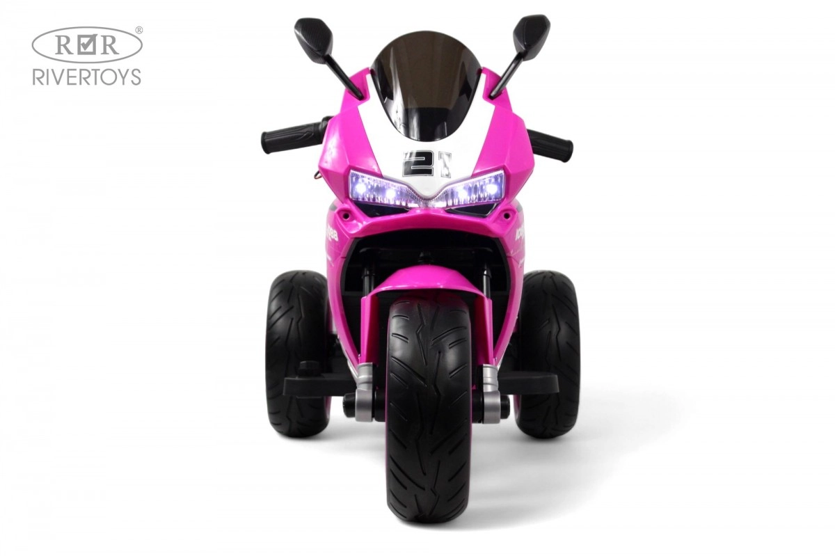 Детский электромотоцикл RiverToys C005MC розовый 3ont7aemhqhuz2j2xjvyc38f2b3o3tam