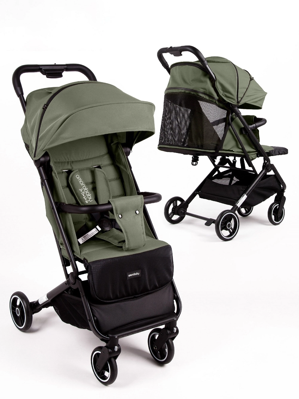 Прогулочная коляска Amarobaby Route Хаки 251d8f06a4fcbe88fd1f34327a799a02