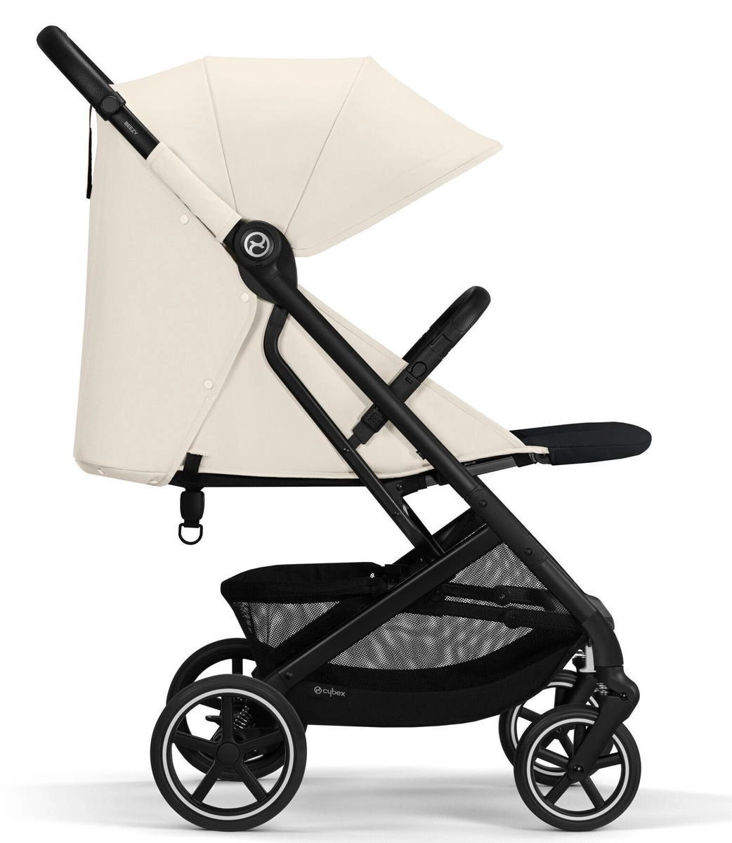 Прогулочная коляска Cybex Beezy Canvas White с дождевиком и бампером hhoct69fsebv2qolqpzkpf43u8iua4by