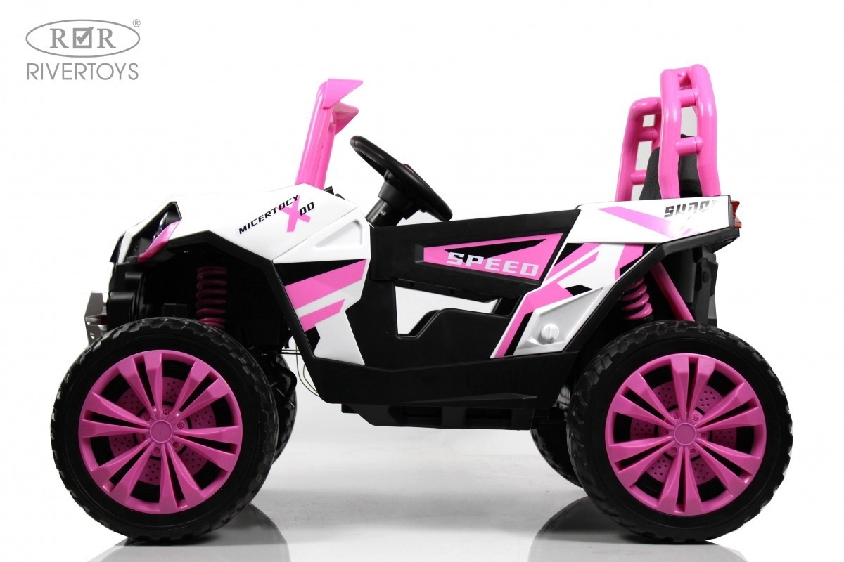 Детский электромобиль RiverToys F888FF 4WD розовый 7b1e78w122d2ag8d4qo962joe80cdrfe